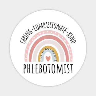 Phlebotomist Pastel Rainbow Magnet